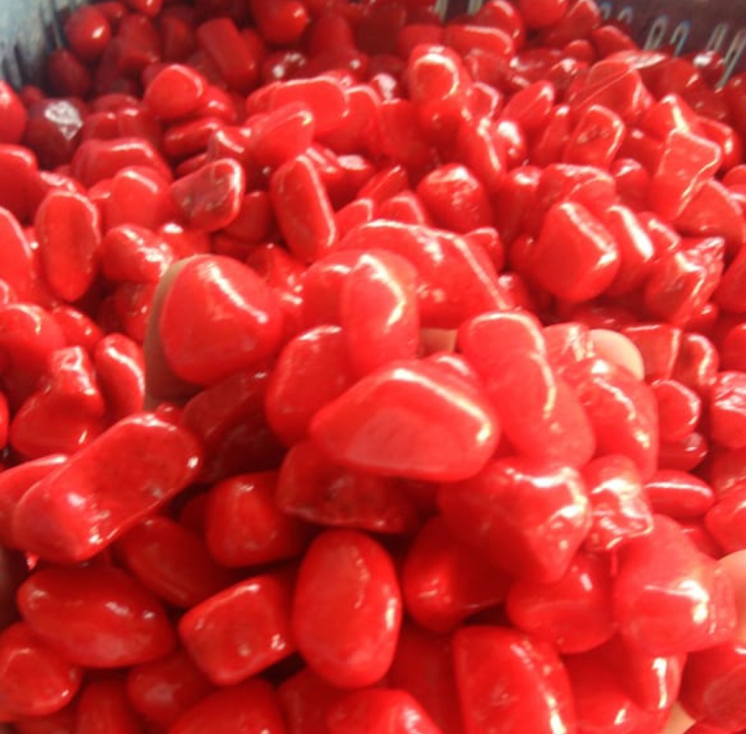 Red Pebble Stones